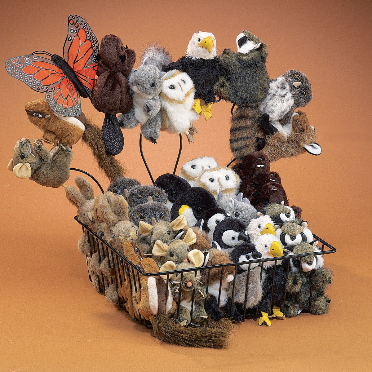 Puppet Display Rack - Finger Puppet Bin