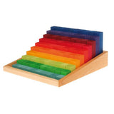Learning - Stepped Counting Blocks, 2cm thick  (10 colours)