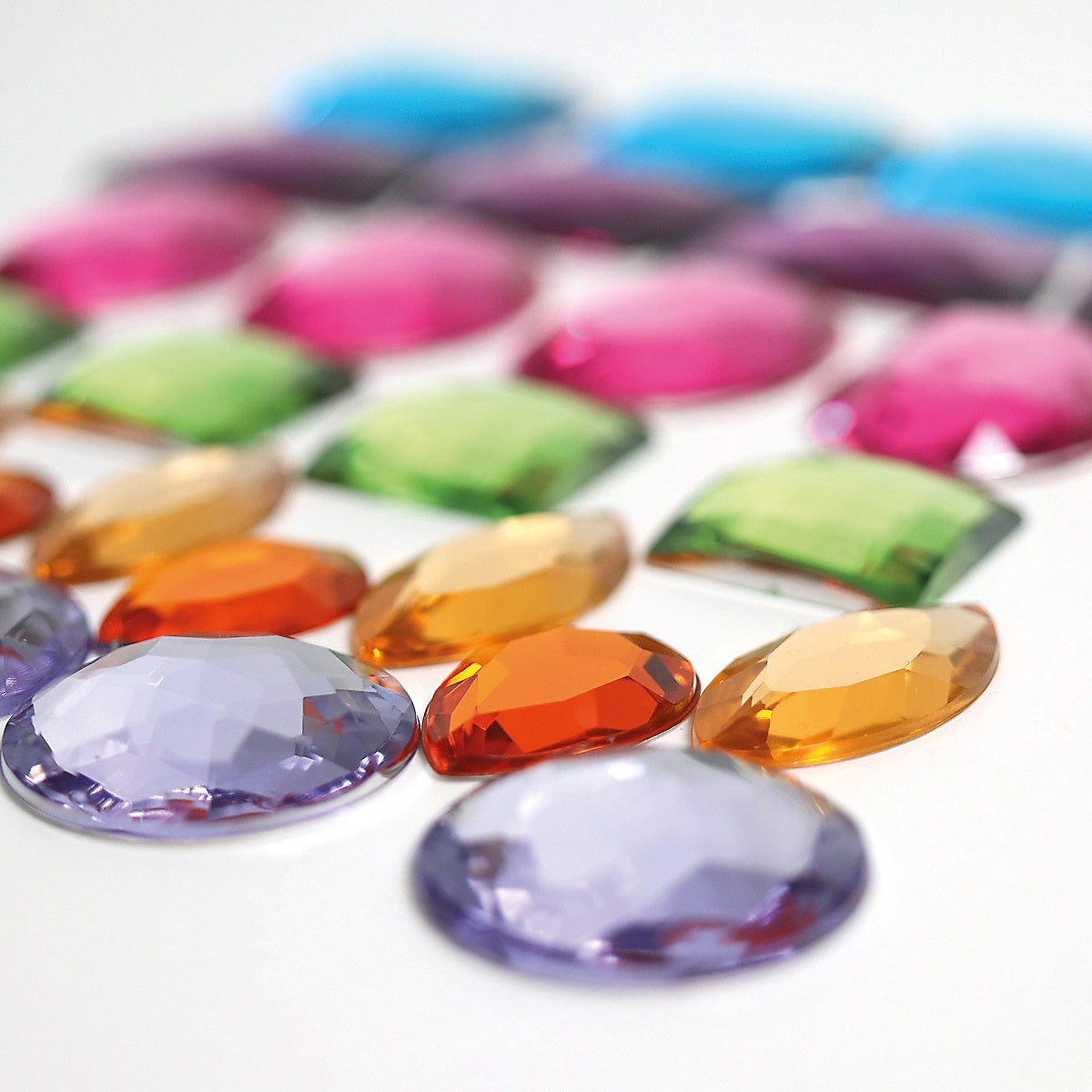 Acrylic Glitter Stones, Giant - 43098