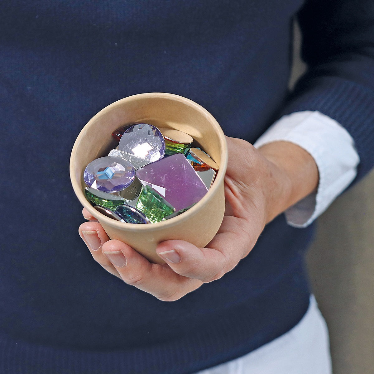 Acrylic Glitter Stones, Giant - 43098