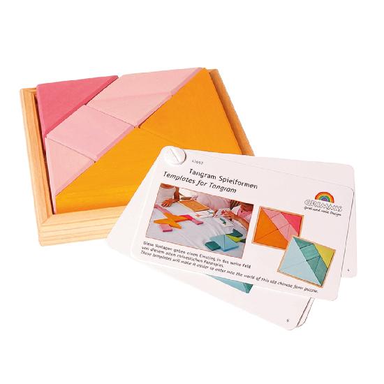 Learning - Tangram, Orange-Pink incl. Templates
