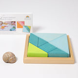 Learning - Tangram, Blue-Green incl. Templates