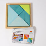 Learning - Tangram, Blue-Green incl. Templates