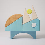 Building Set Creative Puzzle, Boat BLUE