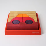 Building Set Creative Puzzle, Car RED