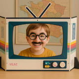 Vintage Pretend Play TV