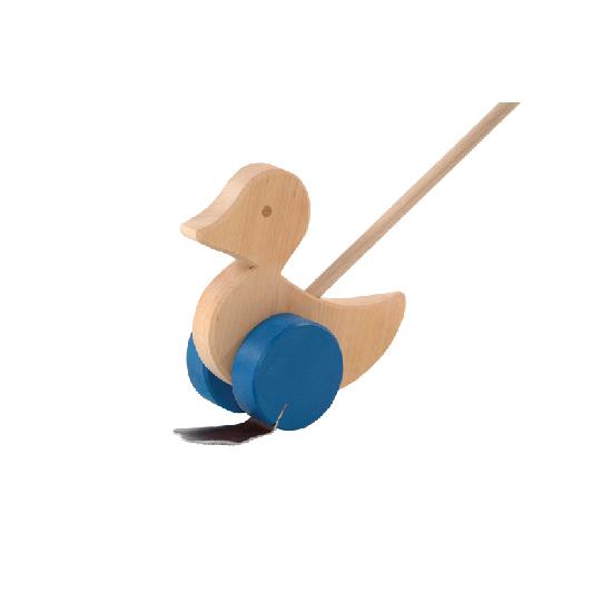 Push Toy Waddle Blue Duck