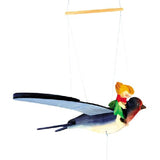 Mobile Fairy Child With Swallow
