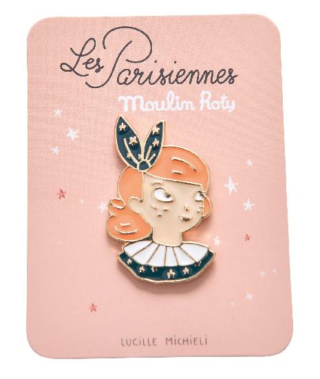 Moulin Roty - Parisiennes - Constance Enamel Pin