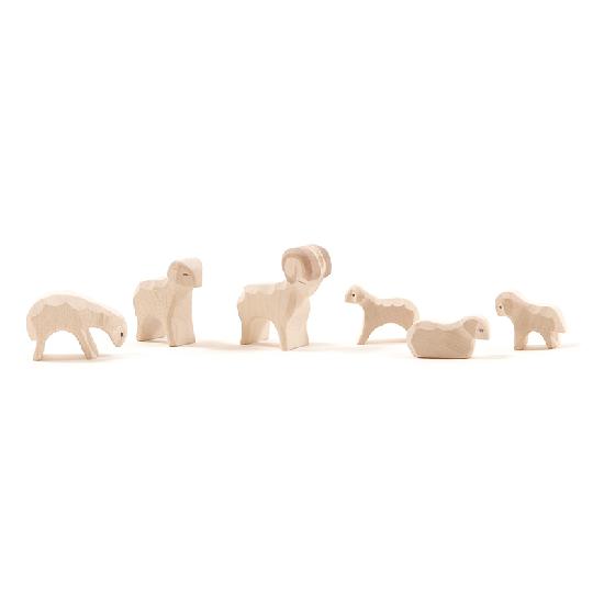 Nativity Small Set of Sheep (6 pcs)