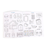 Popipop - Colour-in Sticker Book