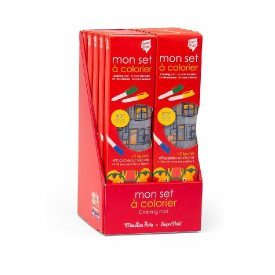 Popipop - Silicone Colouring Set