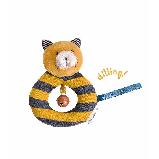 Moulin Roty - Moustaches - Lulu Ring Rattle