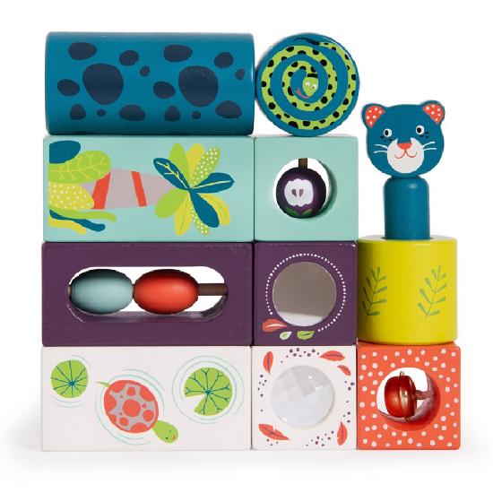 Dans la Jungle - Stack-up Activity Cubes
