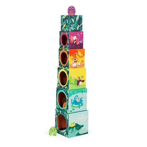 Dans la Jungle - Nesting Cubes & 3 Chicks