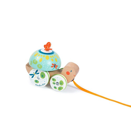 Dans la Jungle - Pull Along Turtle