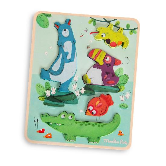 Dans la Jungle - Sensory Puzzle