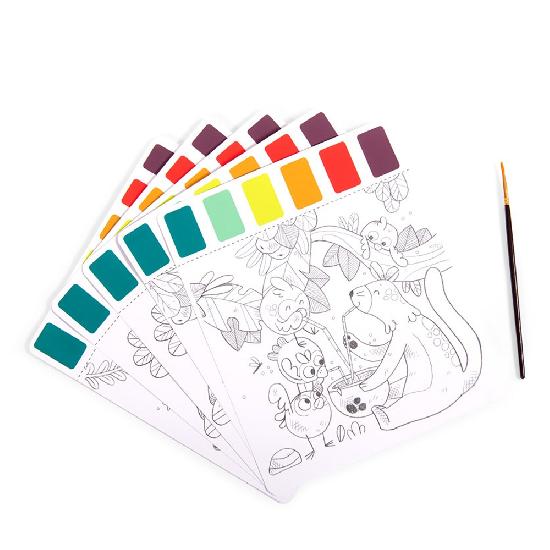 Dans la Jungle - Palette Painting
