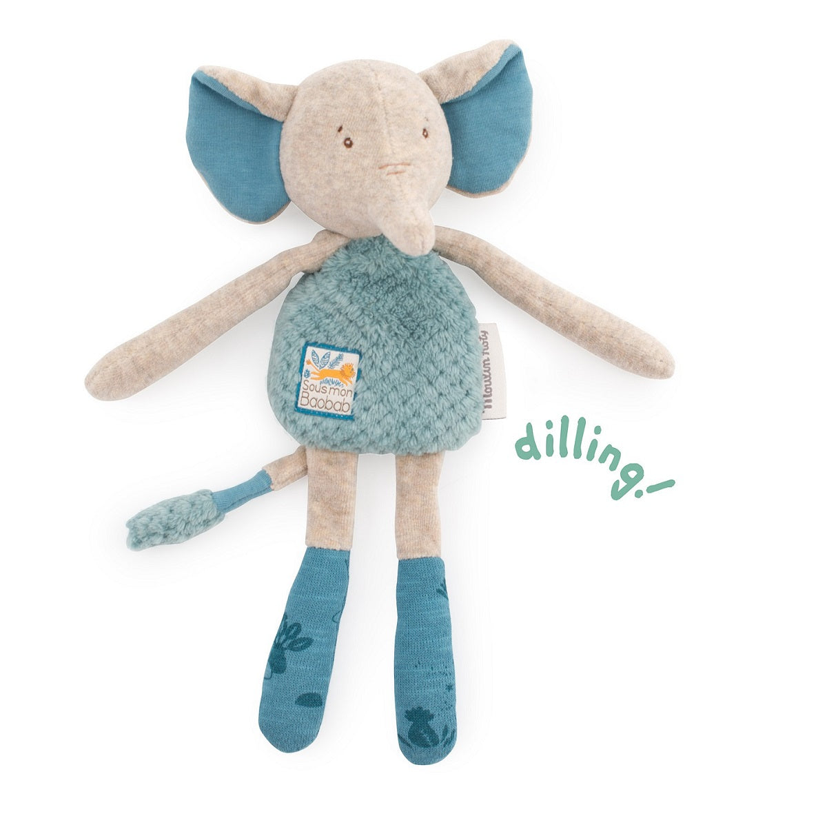 Sous Mon Baobab - Rattle Soft Toy (9 assorted)