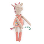 Sous Mon Baobab - Giraffe Rattle Soft Toy