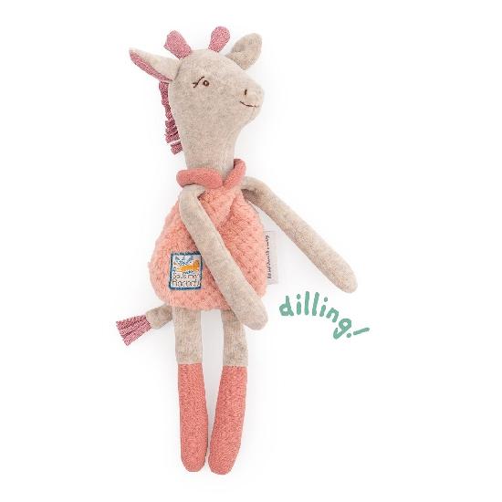 Sous Mon Baobab - Giraffe Rattle Soft Toy