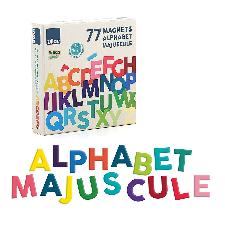 Alphabet Magnets Capital Letters 77 pcs