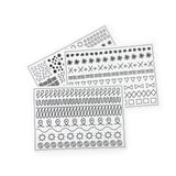 Les Toupitis - Drawing Templates 24 pcs
