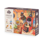 Les Minouchkas - 4 Mini Puzzles A Perfect Day