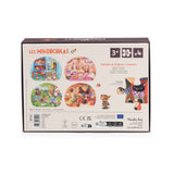 Les Minouchkas - 4 Mini Puzzles A Perfect Day