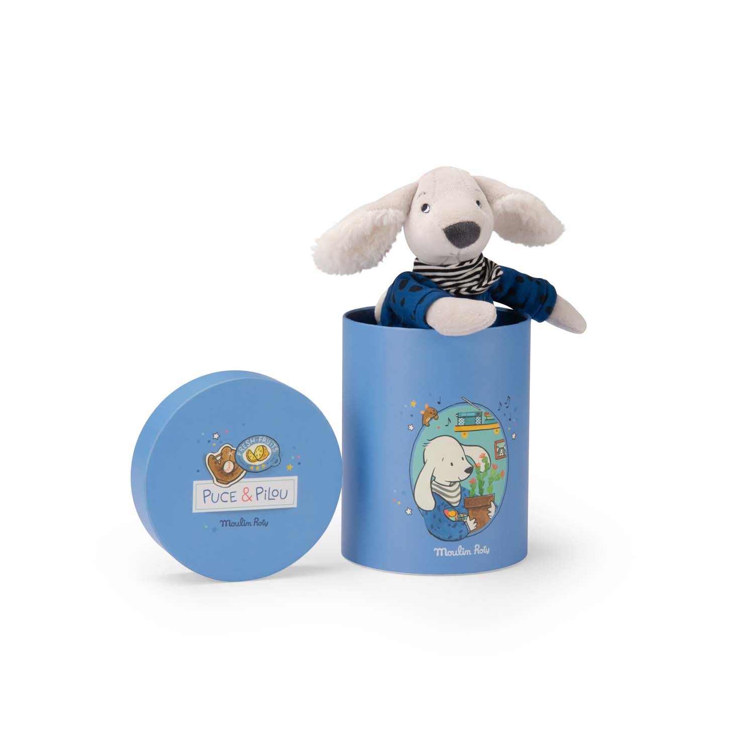 Puce & Pilou - Pilou Dog in Box