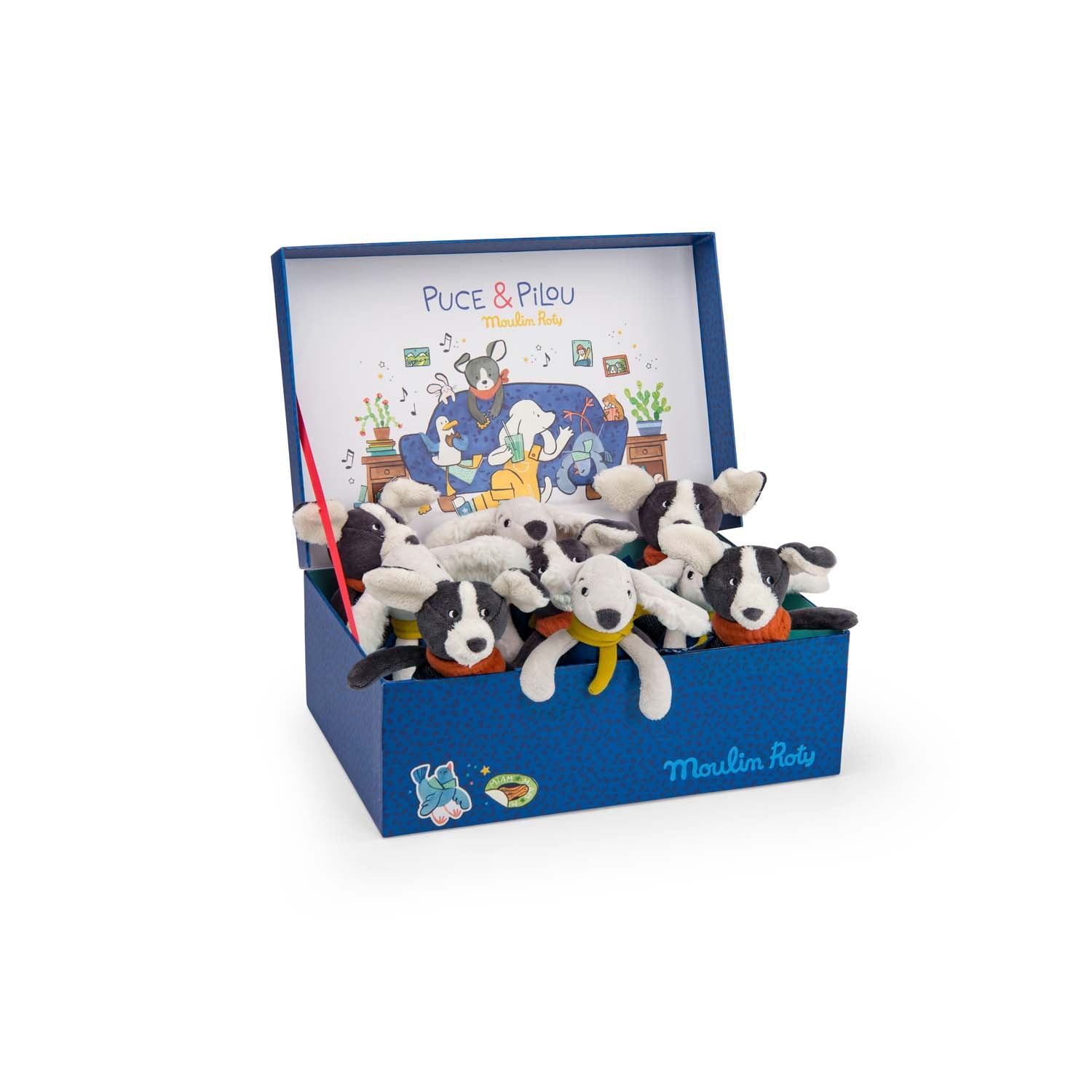 Puce & Pilou - Small Dog Soft Toys (12 Assorted)