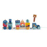 Puce & Pilou - Pull-Along Roller Train