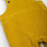 KAMEL Mustard Corduroy Dungarees 12m - Moulin Roty