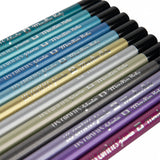 Les Cometes Filantes - 12 Metallic Colouring Pencils