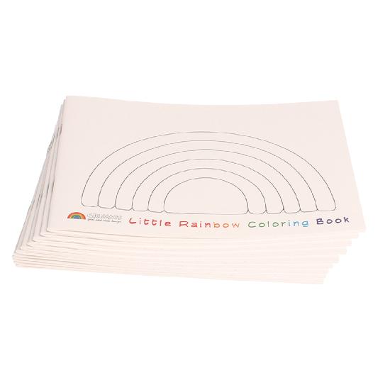 Rainbow Colouring Book, 10 pcs.
