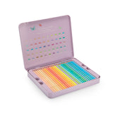 Les Rosalies - Metal Box of 50 Pastel Pencils