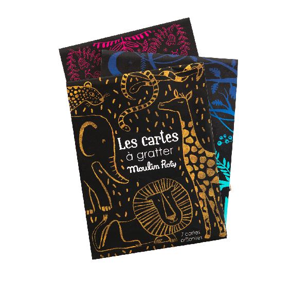 Petites Merveilles - Scratch Art Card (18 Assorted)