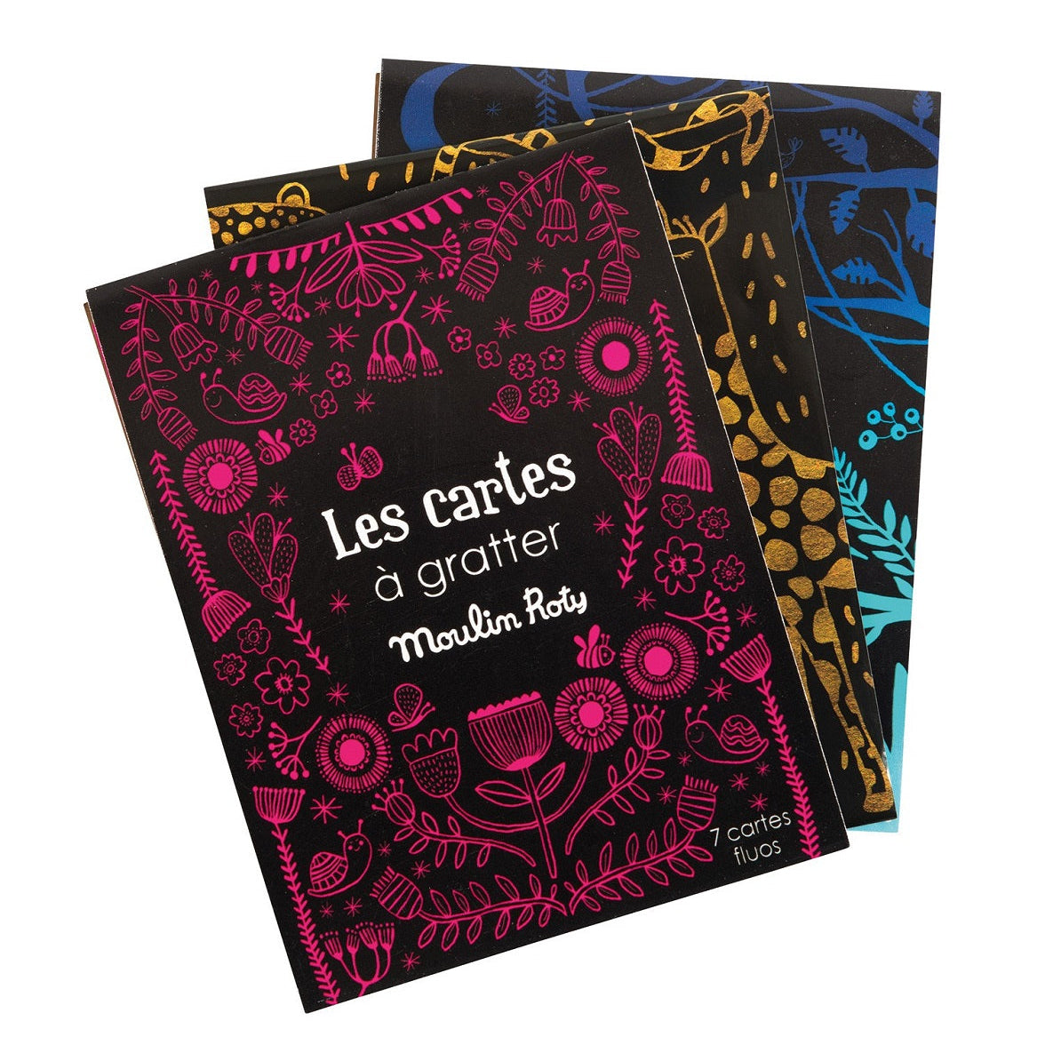 Petites Merveilles - Scratch Art Card (18 Assorted)