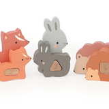 Mama-baby 1, 2, 3, 4, 5 Puzzle Animals by Sarah Betz
