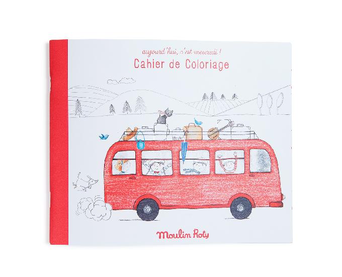 Moulin Roty Aujourd Hui Cest Mercredi - Colouring Book