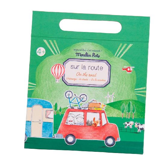 Aujourd Hui Cest Mercredi - magnetic On the Road travel game