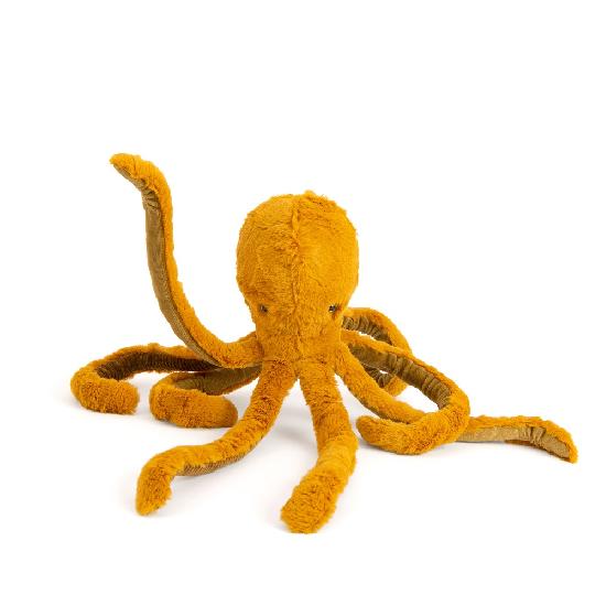 Tout Autour Du Monde - Octopus, Small Soft Toy