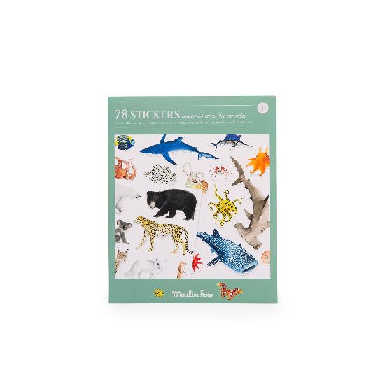 Tout Autour Du Monde - Pack of 78 Stickers
