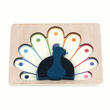 Andy Westface - Wooden Puzzle, Peacock