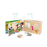 Wooden Puzzle Book Activities by Sophia Touliatou