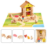 Log My Wooden Farm 95 pcs