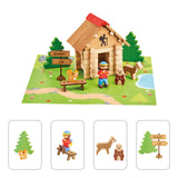 Log Mountain House 55 pcs