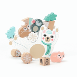 Michelle Carlslund - Stacking Equilibrist Game,  Bear