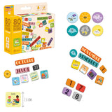 Wooden Magnetic Calendar FRENCH