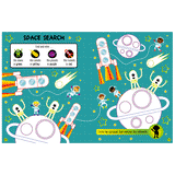 Glow In The Dark Space Activity Book